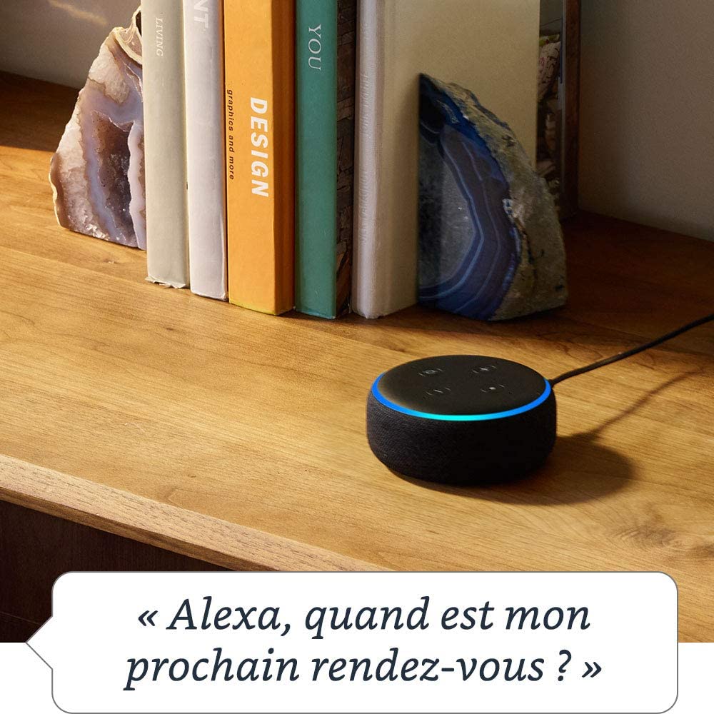 Echo Dot (3ème génération), Enceinte connectée avec Alexa, – Votre  partenaire hi-tech !