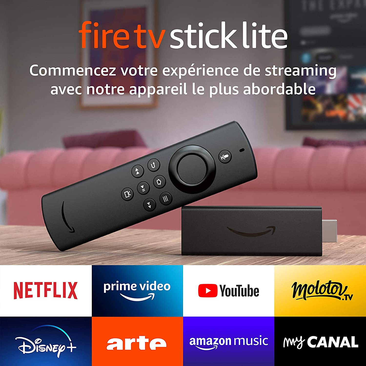 Fire TV Stick Lite avec télécommande vocale Alexa – Votre partenaire  hi-tech !