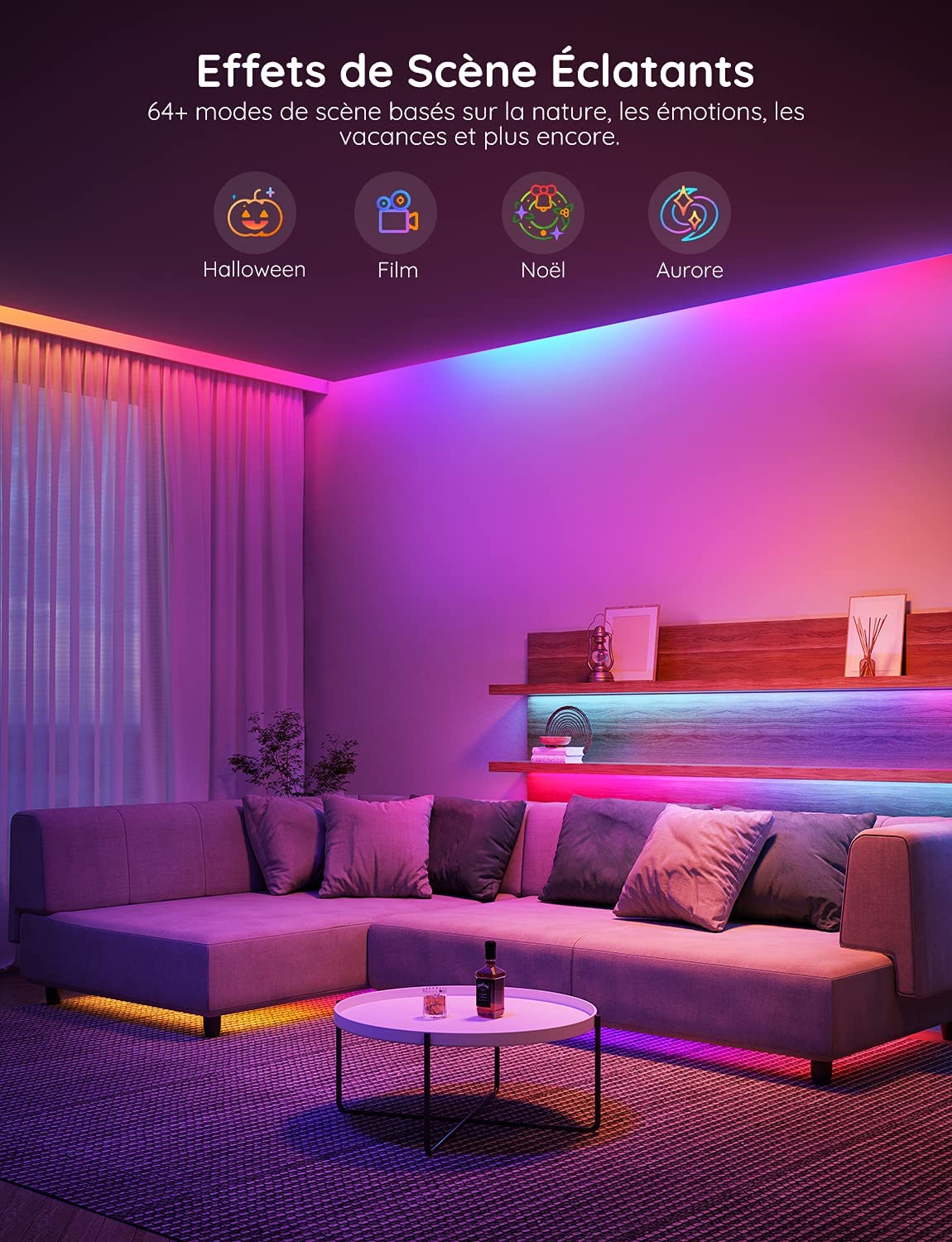 Govee RGBIC Ruban LED 5m – Votre partenaire hi-tech !