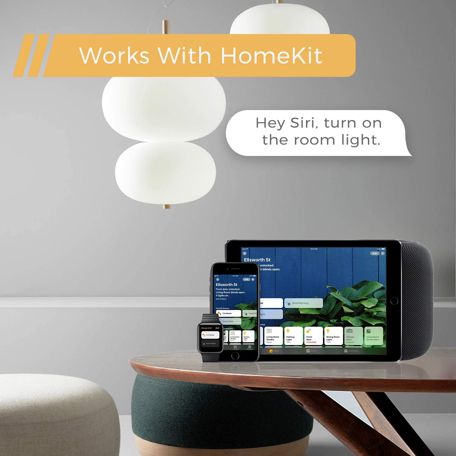 Prise Connectée WiFi Refoss Compatible avec Apple HomeKit, Siri