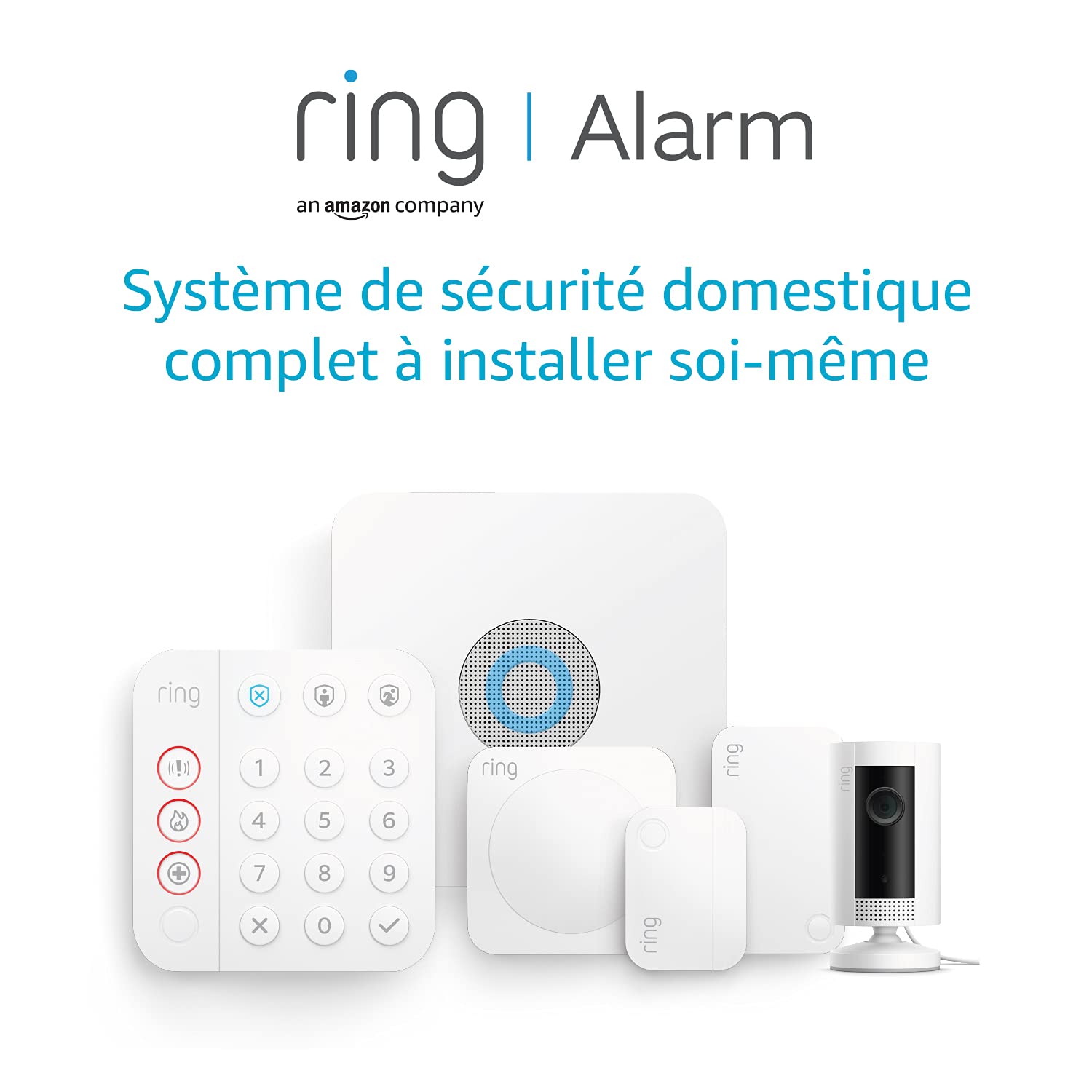 Ring Alarm Kit 5 pièces (2e génération) avec Ring Indoor Cam par  –  Votre partenaire hi-tech !